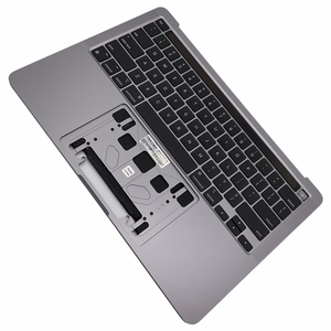 Venta al por mayor piezas superiores del ordenador portátil para MacBook A2338 Pro M1 2020 gris Palmrest Top Case teclado con barra táctil - Product Image 1