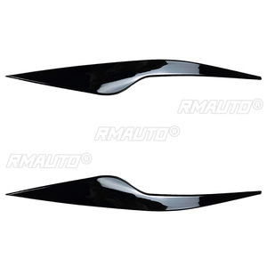 Pegatinas para Cejas de Faros Delanteros de Coche, Aspecto Negro Brillante/Carbono, para Ford Focus MK2.5 2008-2011 - Product Image 3