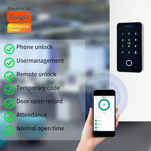 Tuya เครื่องควบคุมการเข้าถึงประตูด้วยลายนิ้วมือ WiFi แบบสแตนด์อโลนกันน้ำสำหรับ DC12V กลางแจ้งชุดควบคุมการเข้าถึง RFID IP65 - Product Image 3