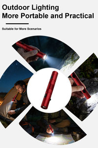 Torcia Portatile Ricaricabile con <span class=keywords><strong>Accendino</strong></span> Integrato, Impermeabile per Esterni ed Emergenze - Product Image 5