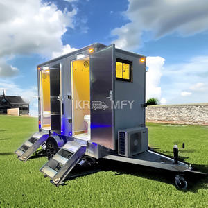 Baño Portátil de Plástico Personalizado 2025, Baños de Lujo, Remolque de Baño Móvil - Product Image 4