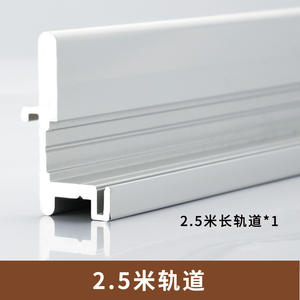 Quincaillerie de garde-robe de placard à deux volets et à quatre portes Quincaillerie de porte coulissante pliante sans rail pour chambre - Product Image 6