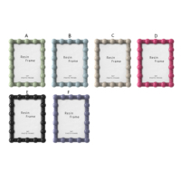 Cadre photo en résine personnalisé au design exclusif, six couleurs classiques, bobine durable HOMCO pour la décoration de bureau
