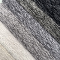 Tissu décoratif en chenille texturé ondulé 3D, 100 % polyester, largeur 145 cm, finition mate vintage, pour canapé, coussin, chaise