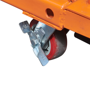 Plataforma de tijeras de elevación móvil personalizada de fábrica, mesa de elevación Manual manual de elevación hidráulica de 1700mm y 1000kg - Product Image 6