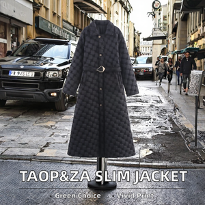 Chaqueta Casual Larga y Delgada para Mujer, Estilo Europeo y Americano 2026, Transpirable, con Doble Bolsillo, para el Trabajo - Product Image 2