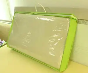 Transparent PVC packaging bags for mattress, plastic mattress cover