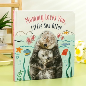 Impresión de Libros de Cartón para Bebés Personalizados, Libro de Cuentos 'Mamá <span class=keywords><strong>Te</strong></span> Ama', Cartón Grueso con Esquinas Redondeadas, Impresión a Todo Color, Fábrica de Impresión Infantil - Product Image 6