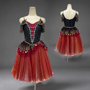 Custom Red <b>Black</b> Corset Romantic Tutu Esmeralda Professional Ballet Costume Spanish Style Classical Ballet <b>Dress</b> for <b>Girls</b> - Product Image 1