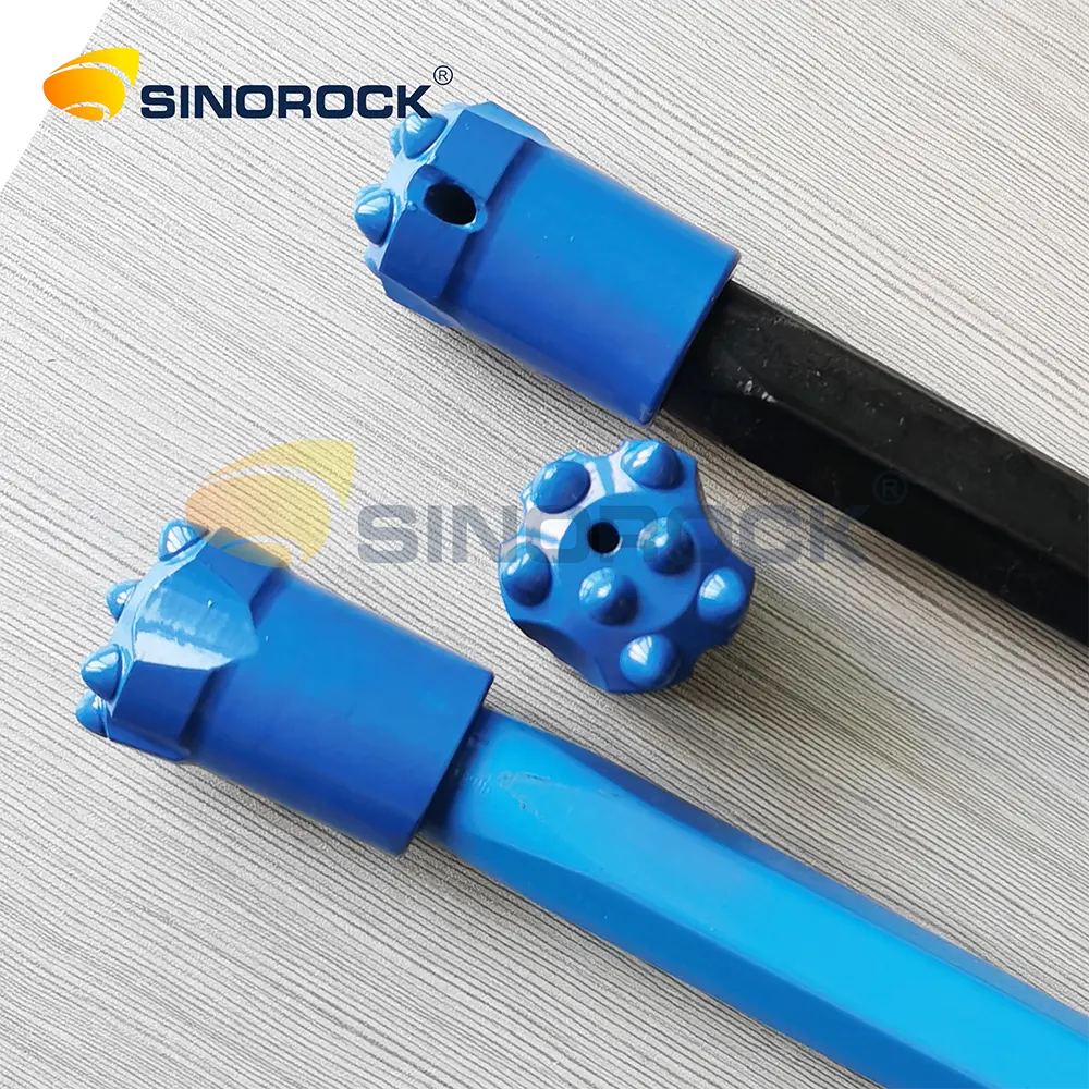 Hot Sales H22-800mm Taperd Drill Rod SINOROCK Rock Drilling Tools Wholesale Supplier