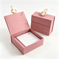 Boîte cadeau pliante personnalisée avec boîte en papier rigide en bois, fermeture magnétique UV, emballage de luxe pour parfums, cosmétiques et bijoux