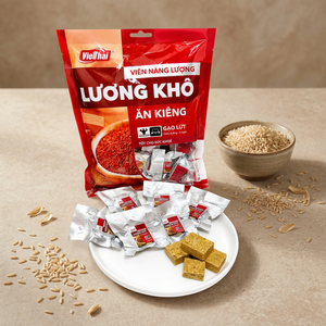 Barre énergétique au riz brun végétalien 350g |   Biscuits pour régime alimentaire Clean Eating, prix imbattable, fournisseur de premier plan au Vietnam, marque privée OEM - Product Image 1
