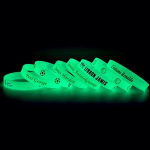 Pulsera de Silicona Económica con Impresión Personalizada, Logotipo en Relieve, Texto, Color, Tamaño, Luminosa en la Oscuridad, Brazalete Promocional de Goma - Product Image 4