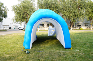 Chất lượng cao PVC Inflatable bóng đá Đường Hầm Mũ bảo hiểm cho thể thao ngoài trời nhà máy tùy chỉnh quảng cáo <span class=keywords><strong>inflatables</strong></span> để bán - Product Image 5