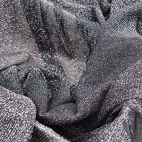 Vente en gros de tissu métallique Lurex à paillettes argentées et dorées scintillantes pour décorations de Noël et de mariage et doublure