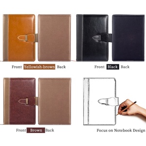 Business College Tùy Chỉnh Logo Máy Tính Xách Tay Bìa Cứng Uptodate Mua Da Điều Hành Bán Buôn Nhà Quy Hoạch Với Khóa Đóng Cửa - Product Image 3