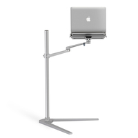 Support de sol paresseux réglable support de tablette en aluminium support de téléphone plateau d'ordinateur portable