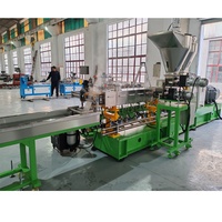 Extrudeuse à double vis co-rotative Poudre de craie PE PP/Talc/CaCO3/Na2SO4/Tio2 Remplisseur de plastique HDPE LDPE Master Batch Machine