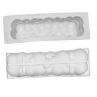 Vente en gros de moules à gâteaux en silicone rectangulaires avec nuages doux pour mousse à gâteau