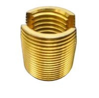 302 Slotted Self Tapping Metric Coarse Thread Inserts Galvanized Fully Threaded DIN Standard M10*1.5 OD 6-20mm Length