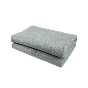 Vendita calda 100% materiale di riciclo libero coperta grigia