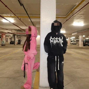 Trajes Deportivos Personalizados Unisex, Conjunto para Correr, 340 GSM, Bordado con Flores, Traje Largo Multideportivo para Hombre y Mujer - Product Image 1