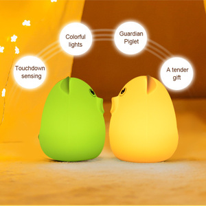 Lindo Animal Night Light Escritorio Colores cambiables Luces Tap para cambiar colores Diferentes modelos Iluminación Lámpara de noche - Product Image 3