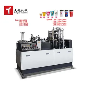 Best Selling High Quality Paper Cup Make Machine Formando Alta Velocidade Totalmente Automático Ripple Double Wall Paper Cup Making Machine