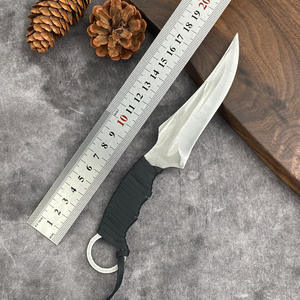 <span class=keywords><strong>Couteau</strong></span> droit portatif de forgeage de fruits pointus de dureté élevée d'extérieur Camping Double <span class=keywords><strong>couteau</strong></span> droit - Product Image 1