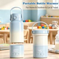 Chauffe-biberon portable pour bébé, design lavable, chauffe-biberon détachable pour voyage