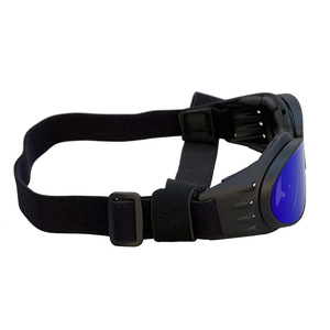 Gafas para perros con montura completa, lentes esféricas, UV400, policarbonato, reemplazables, protección ocular para mascotas al aire libre - Product Image 2