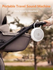 Máquina de Sonido Portátil Recargable para Bebés con Luz Nocturna, Máquina de Ruido Blanco, Sonidos Relajantes - Product Image 5