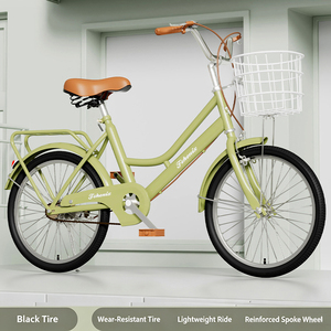 Bicicleta Urbana Minimalista para Mujer, 18, 20, 22 Pulgadas, Cuadro de Acero Ligero, Doble V, Carga de 150 kg, para Estudiantes, Viajes Urbanos - Product Image 3