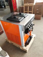 Machine à glace molle automatique en acier inoxydable, autonettoyante, compatible lait et eau, pour restaurant, pâtisserie, usage quotidien