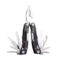 Couteau de poche multifonction en acier inoxydable, pinces pliantes, mini outils de réparation portables multi-usages pour l'extérieur