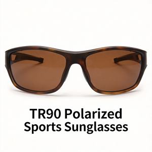 Service OEM, logo personnalisé, lunettes de soleil sport ultra légères TR90 à monture intégrale avec verres polarisés TAC, protection UV pour la pêche - Product Image 1