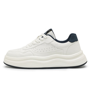 <span class=keywords><strong>Scarpe</strong></span> da uomo autunnali 2025: Nuove sneakers casual da corsa con rialzo, stile coreano, alla moda per studenti, con suola spessa in mesh, bianche e di tendenza - Product Image 5