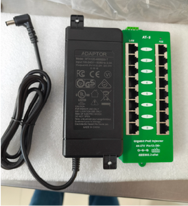 อุปกรณ์จ่ายไฟผ่านสายแลนแบบติดผนัง 8 พอร์ต Gigabit Poe Mid-span Ethernet Power Injector รุ่น AT-8 รองรับโหมด AT ของแท้ใหม่ มีสินค้าในสต็อก ราคาถูก - Product Image 1