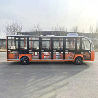 Vente directe d'usine, bus touristique de luxe à quatre roues, fermé, 17 places, bus touristique électrique