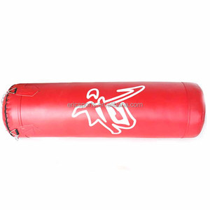 Logo personnalisé rouge bleu noir toile boxe sacs <span class=keywords><strong>de</strong></span> <span class=keywords><strong>frappe</strong></span> 60cm à 1.8m factice sacs <span class=keywords><strong>de</strong></span> sable avec chaîne en cuir - Product Image 6
