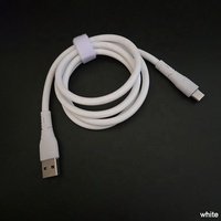 Câbles d'alimentation USB multifonctions à 8 broches en caoutchouc de silicone liquide souple de longueur personnalisée en usine OEM