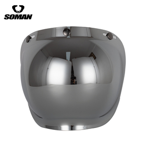 Visière à bulle pour casque Moto, haute résistance, accessoires pour visière, ouvert au visage, BV05 - Product Image 5
