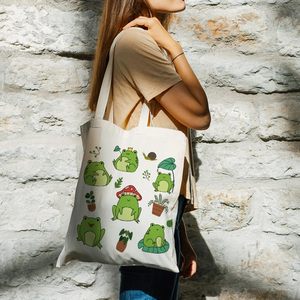 Bolsa de Mano Personalizable con Diseño Lindo, Regalos para Mujeres, Amigas, Adolescentes, Regalos para Amantes de los Libros para Cumpleaños, Navidad - Product Image 4