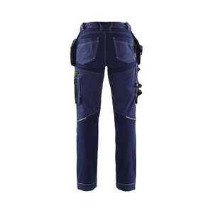 BLAKLADER - 713013708800D21 Pantalón artesano de mujer con elástico Azul marino-PANTALÓN DE TRABAJO EAN 7330509857878 - Product Image 2