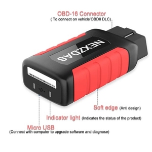 Outil de diagnostic automobile intégré essence et diesel <span class=keywords><strong>Humzor</strong></span> <span class=keywords><strong>NexzDAS</strong></span> ND606, scanner OBD2 pour voitures et camions lourds - Product Image 6