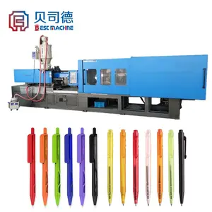 Máquina de fabricación de bolígrafos con control PLC, línea de producción con máquina de moldeo por inyección de bolígrafos, venta al por mayor