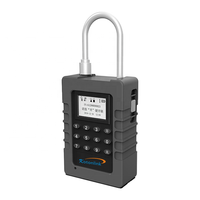 Cadenas gps avec lecteur d'empreinte digitale, coffret de pièces