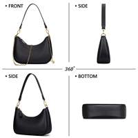 Sac à main hobo tendance en cuir végétalien pour femme, sac à bandoulière personnalisé, sacoche de selle avec 2 compartiments amovibles, durable, léger et grande capacité