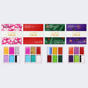 GP ชุดสีทาร่างกายสำหรับใบหน้า6สีประกายแวววาวสำหรับวันฮาโลวีนคริสต์มาสสำหรับเด็ก - Product Image 5