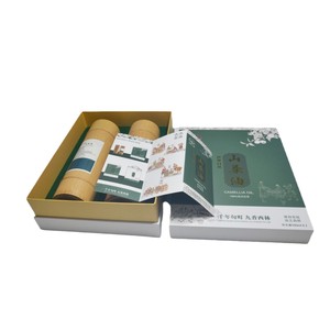 Bamboo Camellia Oil Packaging Gift Box Set With Bamboo Lid For Edible Oil Storage And Gifting - Product Image 5